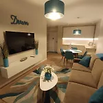 Whiteblue Dream 2 Z Ogrodkiem & Sauna & Fitness & Bawialnia Dla Dzieci דירה