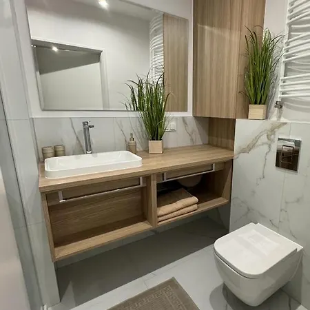 Whiteblue Dream 2 Z Ogrodkiem & Sauna & Fitness & Bawialnia Dla Dzieci Apartman