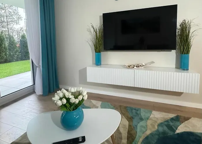 Whiteblue Dream 2 Z Ogrodkiem & Sauna & Fitness & Bawialnia Dla Dzieci