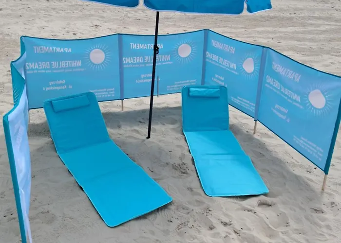 Whiteblue Dream 2 Z Ogrodkiem & Sauna & Fitness & Bawialnia Dla Dzieci Kołobrzeg